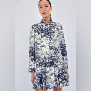Tuckernuck Navy Blue Toile Dress NWT XXS